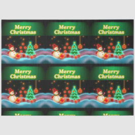 Papel De Seda Colección Neon Holiday para Navidades populares