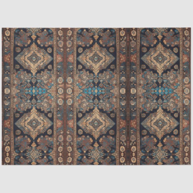 Papel De Seda Colección Persa de Patrones Antiguos (Anverso)