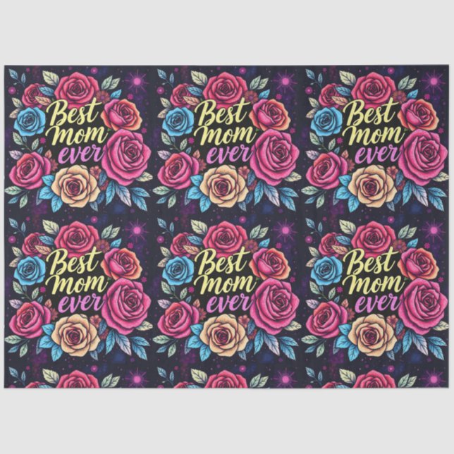 Papel De Seda Colección popular de flores de lujo de regalo (Anverso)