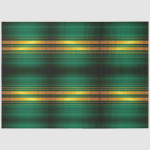 Papel De Seda Colección popular de lona de lujo de oro verde