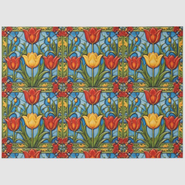 Papel De Seda Colección popular de Tulips (Anverso)
