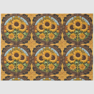 Papel De Seda Colección Sunflowers Trendy Beautiful