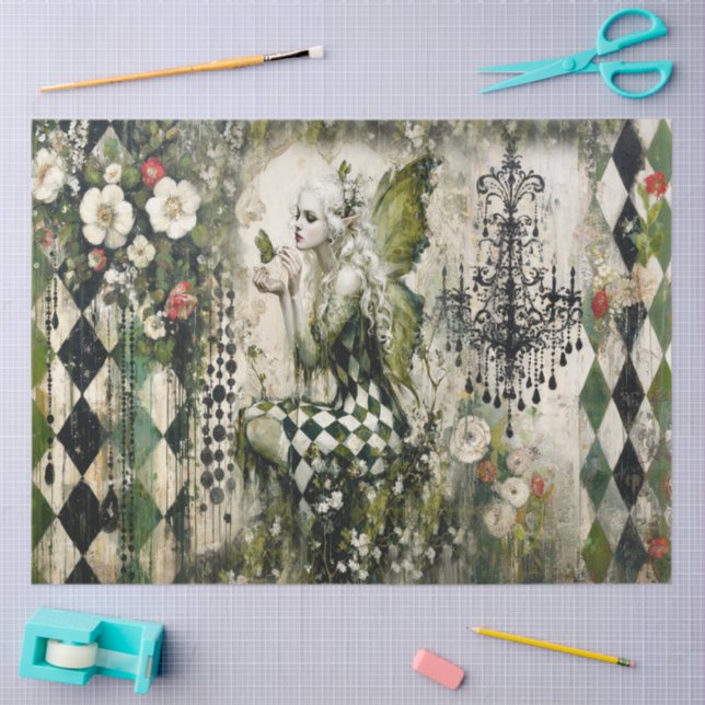 Papel De Seda Colegio de las Hadas Esmeralda (Artesanía)