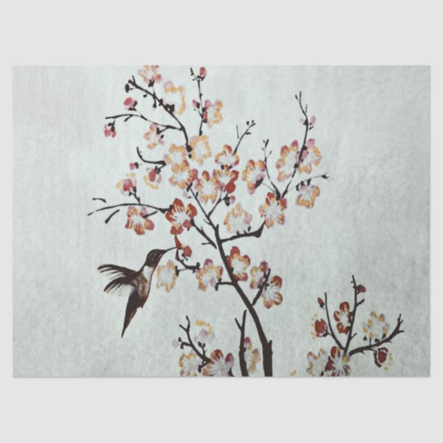 Papel De Seda colibrí (i) (Anverso)