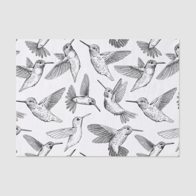 Papel De Seda Colibríes (Anverso)