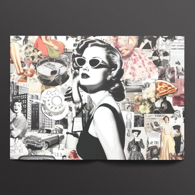 Papel De Seda Collage abstracto de los años 60 (Subido por el creador)