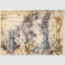 Papel De Seda Collage de arte 15 Fondo 20x30 Descodificación