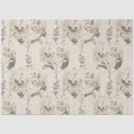 Papel De Seda Collage de artista victoriana