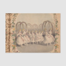 Collage de bailarinas de época
