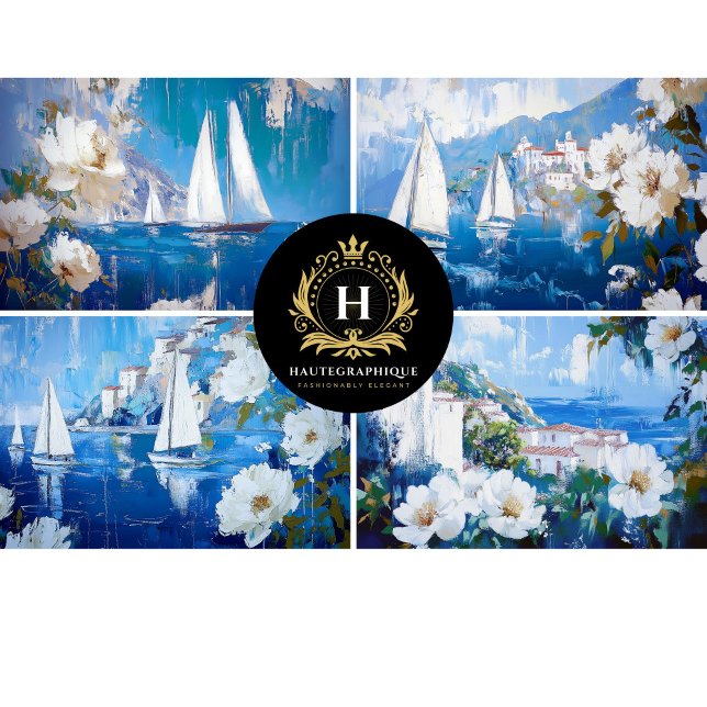 Papel De Seda Collage de Barcos de Vela Decoupage (Subido por el creador)