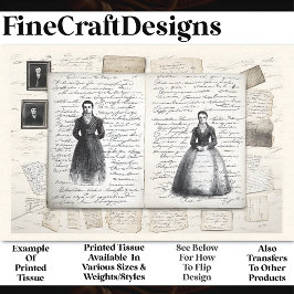 Papel De Seda Collage de guiones de Victoria para desenlace AF3