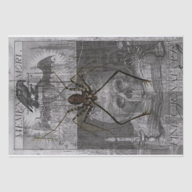 Papel De Seda Collage de Halloween (Anverso)