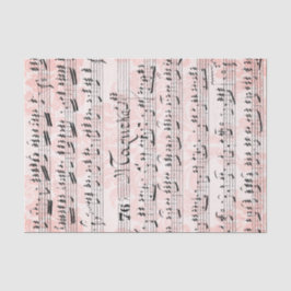 Papel De Seda Collage de música de hojas de cosecha