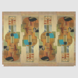 Papel De Seda Collage de piezas de instrumentos de infracciones 