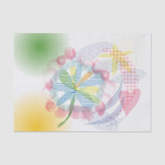 Papel De Seda Collage de Whimsy Pastel