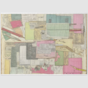 Papel De Seda Collage Ephemera de páginas de cuadernos escolares