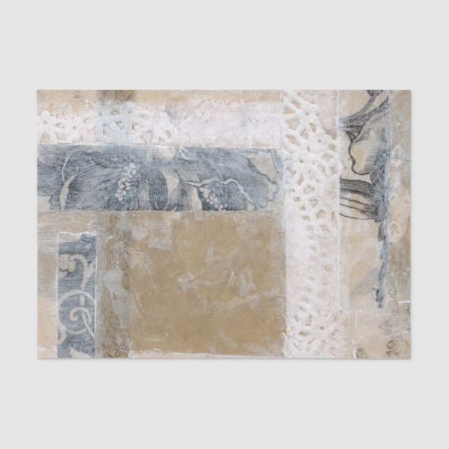 Papel De Seda Collage II del cordón (Anverso)