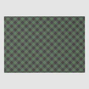 Papel De Seda Colocación de búfalo verde de verificación