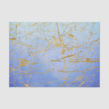 Color de agua azul medio con salpicadura dorada