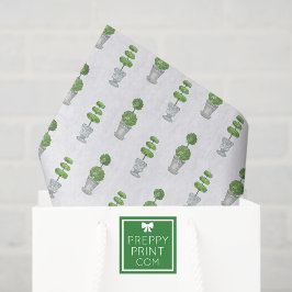 Papel De Seda Color de agua gris y tema verde