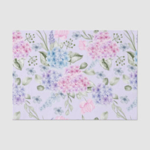 Papel De Seda Color de agua pastel Color mixto Hidrangea Flores
