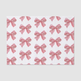 Papel De Seda Color de agua rojo y blanco rayado arco