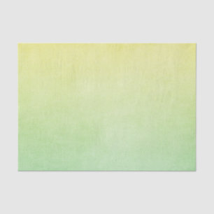Papel De Seda Color de agua verde y amarillo