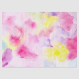 Papel De Seda Color morado amarillo rosado de tinte