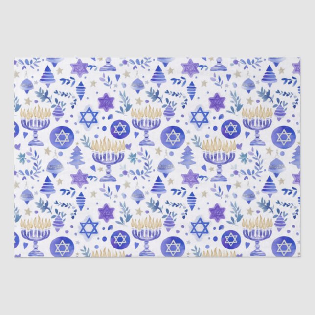 Papel De Seda Color morado y amarillo (Anverso)