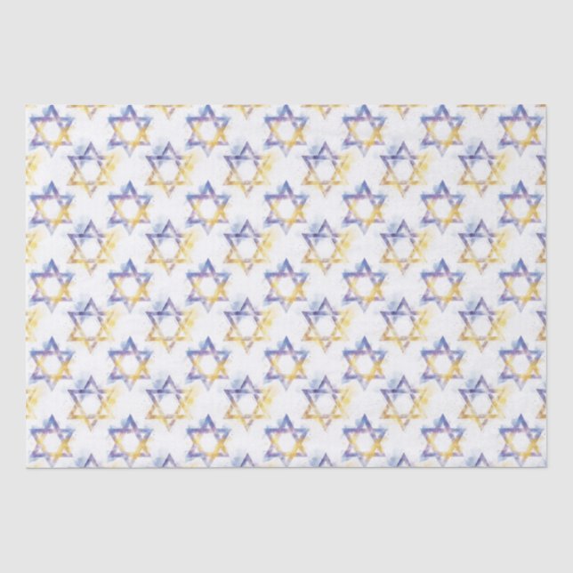 Papel De Seda Color morado y amarillo (Anverso)