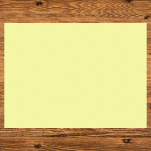 Papel De Seda Color sólido amarillo pastel