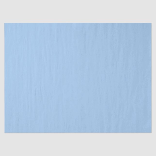 Papel De Seda Color sólido azul del bebé pastel (Anverso)