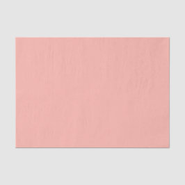 Papel De Seda Color sólido de arrecife de coral pastel | Clásica
