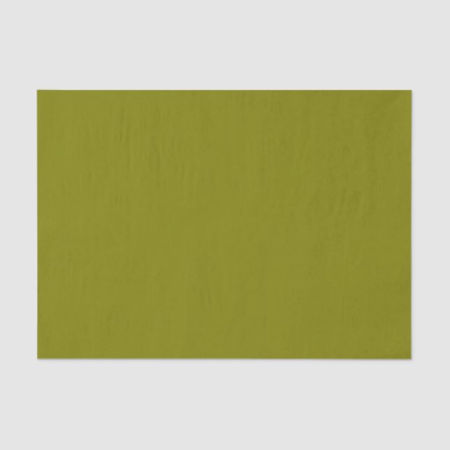 Papel De Seda Color sólido de oliva (Anverso)