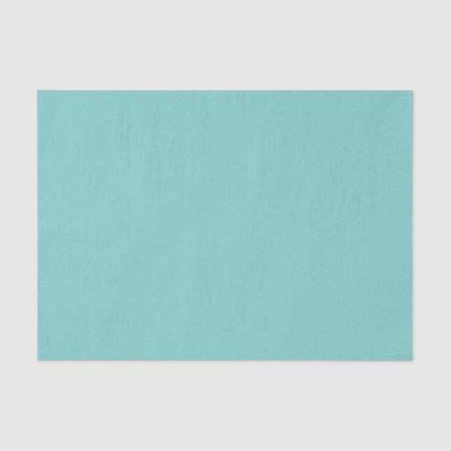 Papel De Seda Color sólido turquesa (Anverso)