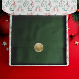 Papel De Seda Color sólido verde