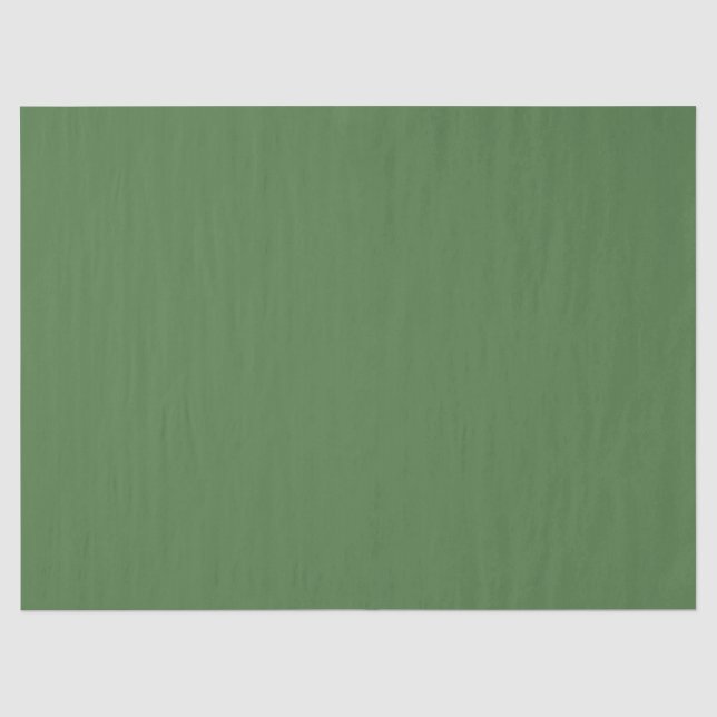 Papel De Seda Color sólido verde feroz (Anverso)