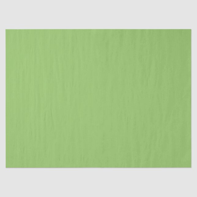 Papel De Seda Color sólido verde lechuga (Anverso)