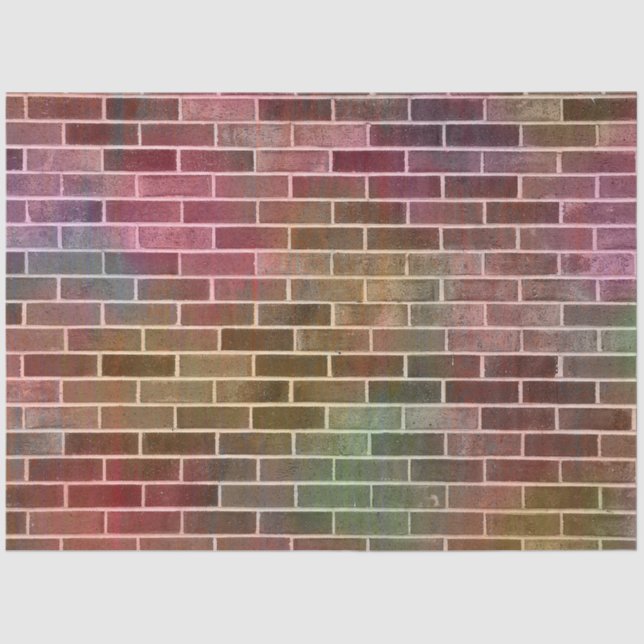Papel De Seda colored bricks tissue paper (Anverso)