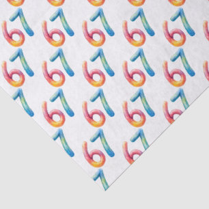 Papel De Seda Colores Brillantes 67 Sin Significado Blanco