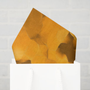 Papel De Seda Colores cálidos naturales de la tierra Ocre dorado