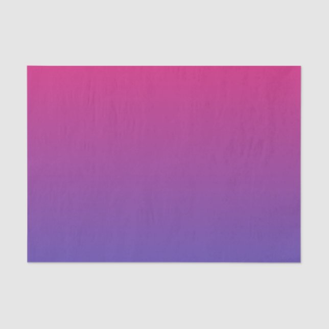 Papel De Seda Colores de degradado rosa y púrpura (Anverso)