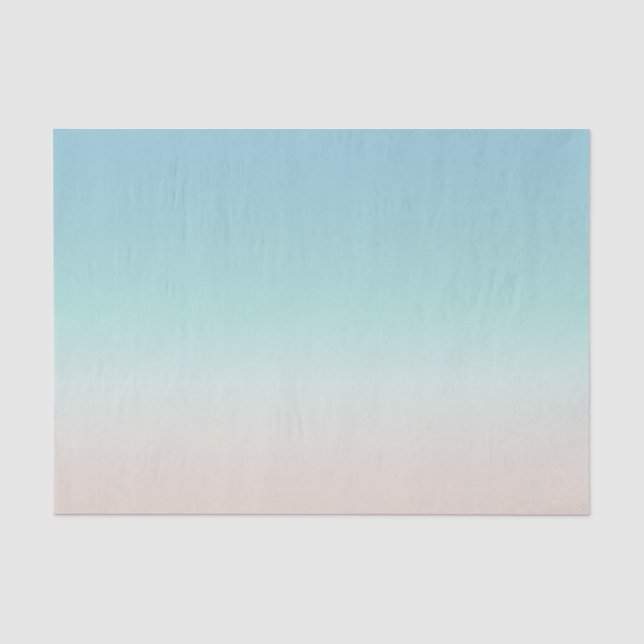 Papel De Seda Colores de playa gradiente (Anverso)