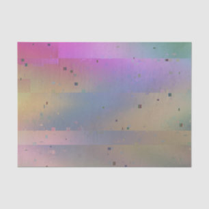Papel De Seda Colorful Glitch Art Pixels Vaporwave Aesthetic