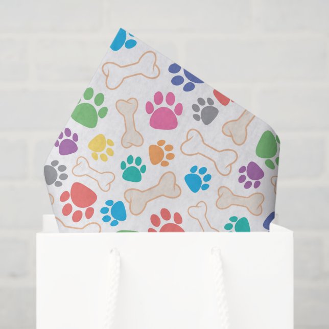 Papel De Seda Colorful Pet  (Bolsa de regalo)