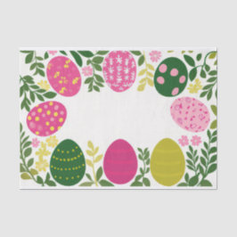 Papel De Seda Colorida acuarela Huevos de Pascua