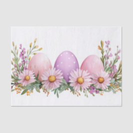 Papel De Seda Colorida acuarela Huevos de Pascua