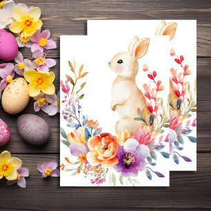 Papel De Seda Coloridas acuarelas Huevos y flores de Pascua