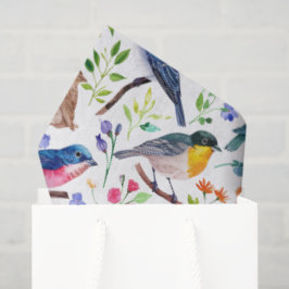 Papel De Seda Coloridas acuarelas y flores