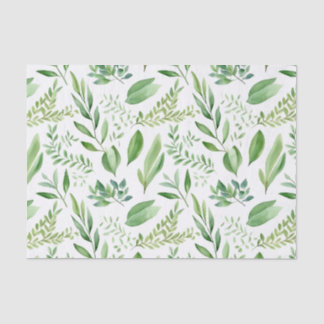 Papel De Seda Coloridas hojas de color de eucalipto rústico